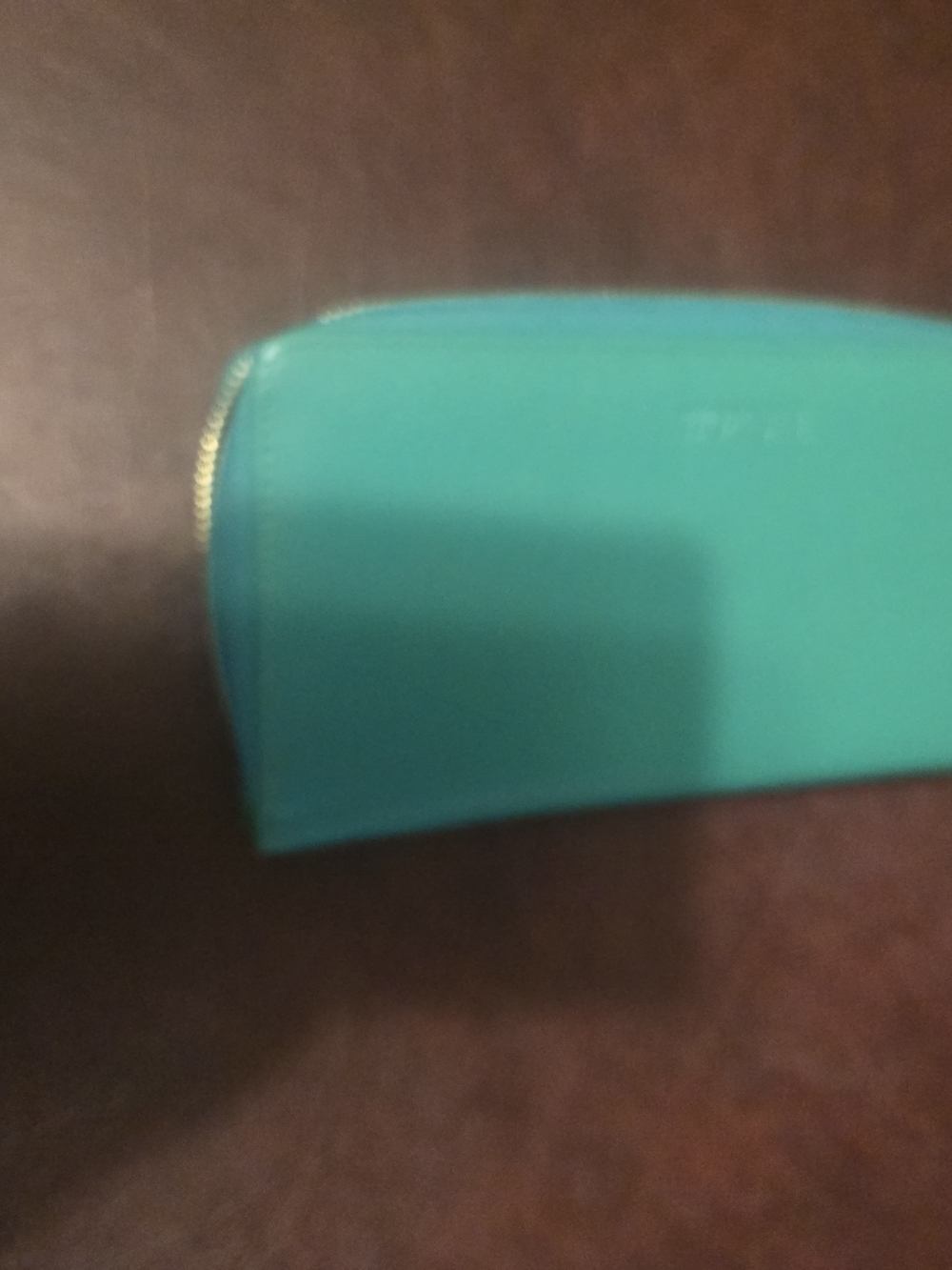 Turquoise Travel Tech Pouch - Protective Zip Case - Picture 3 of 4